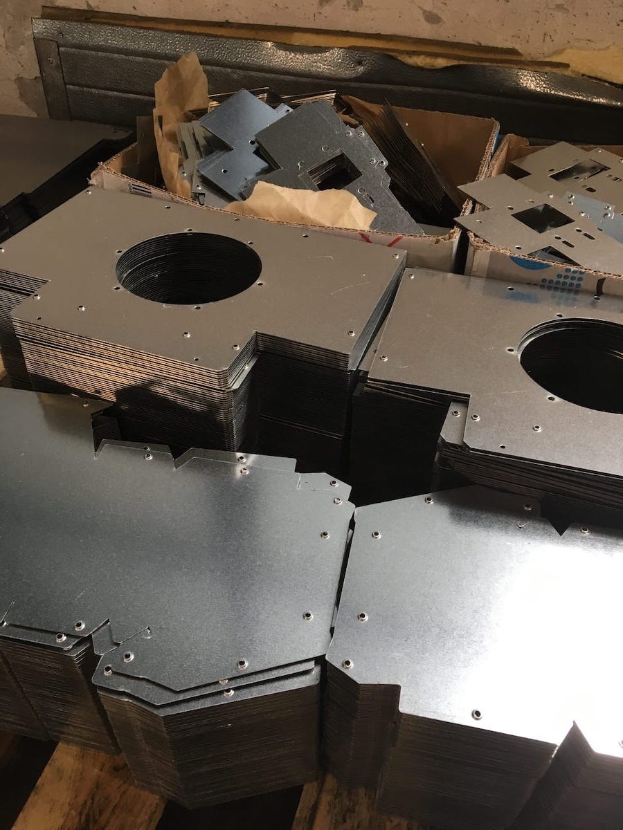 Verniciatura a polveri e taglio laser